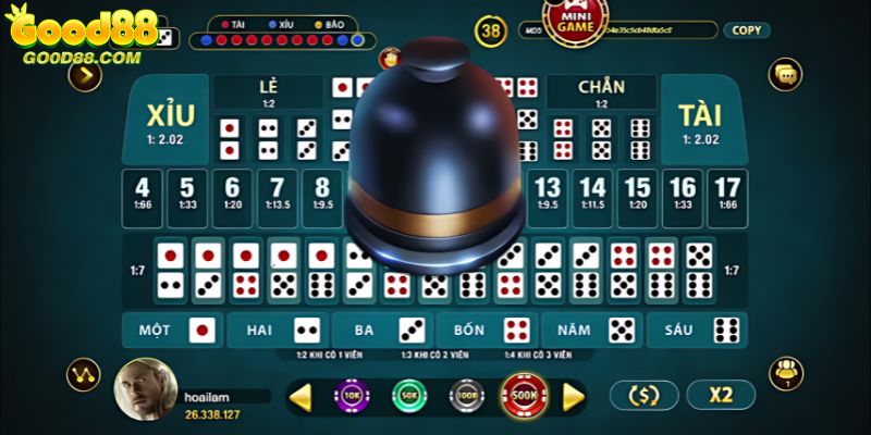 Tài xỉu sicbo hút khách nhất trong live casino Good88